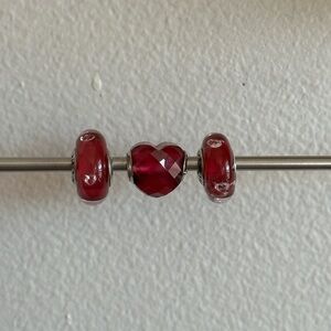 Pandora Cerise Murano Glass